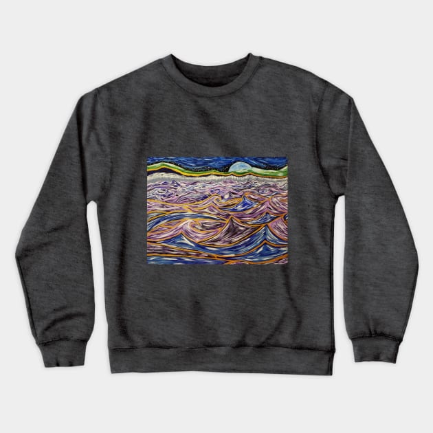 Seascape Commission Crewneck Sweatshirt by Scott Hulderson